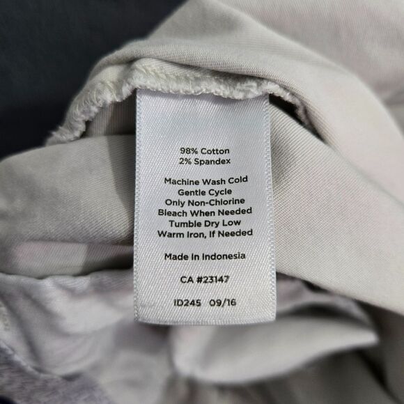 Talbots Women 20 Beige The Perfect Crop Curvy Pants - Picture 5 of 9